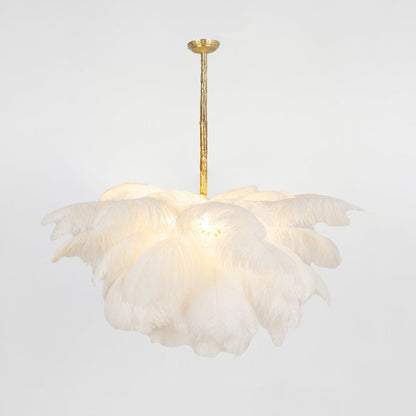 Ostrich Feather Chandeliers