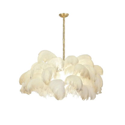 Ostrich Feather Chandeliers