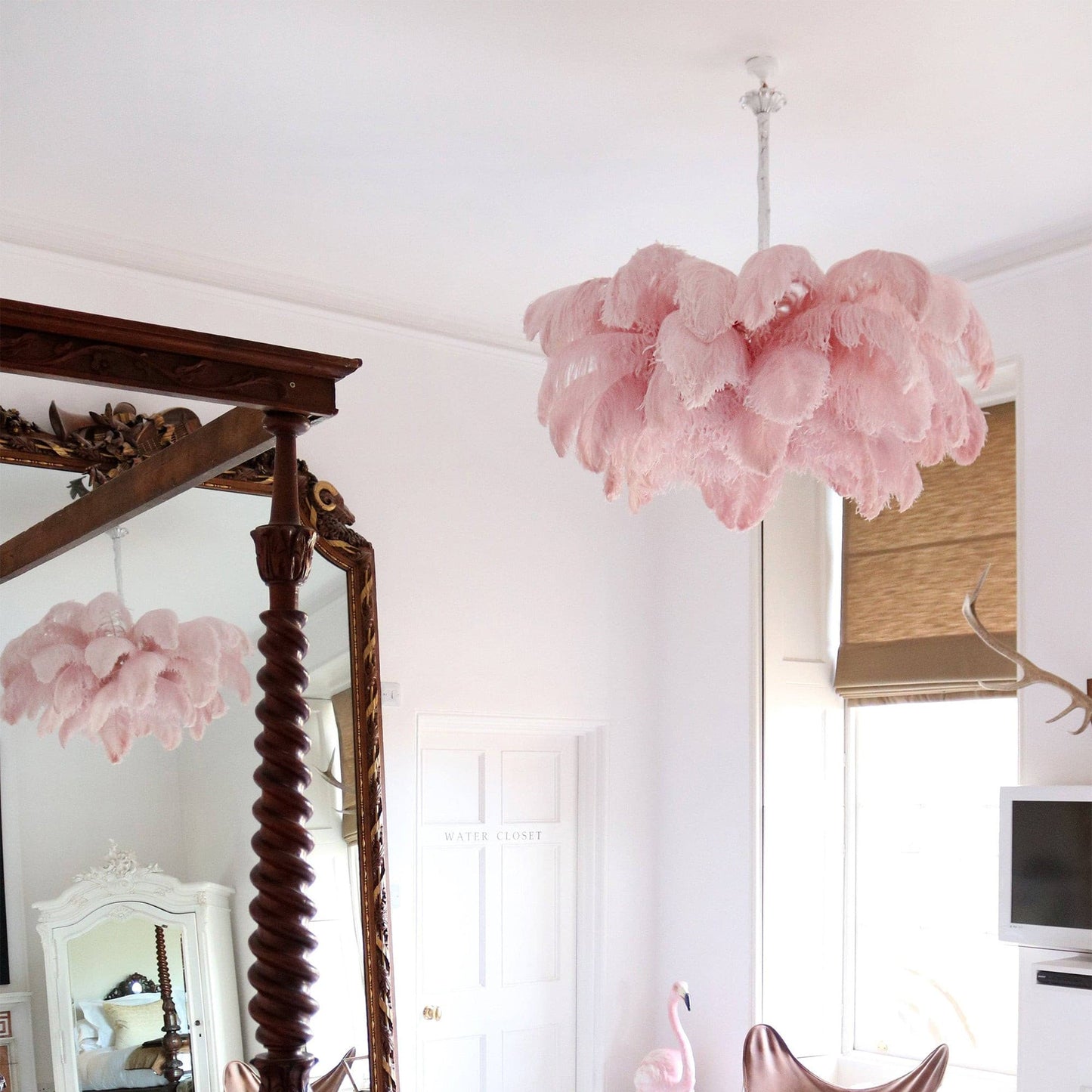 Ostrich Feather Chandeliers