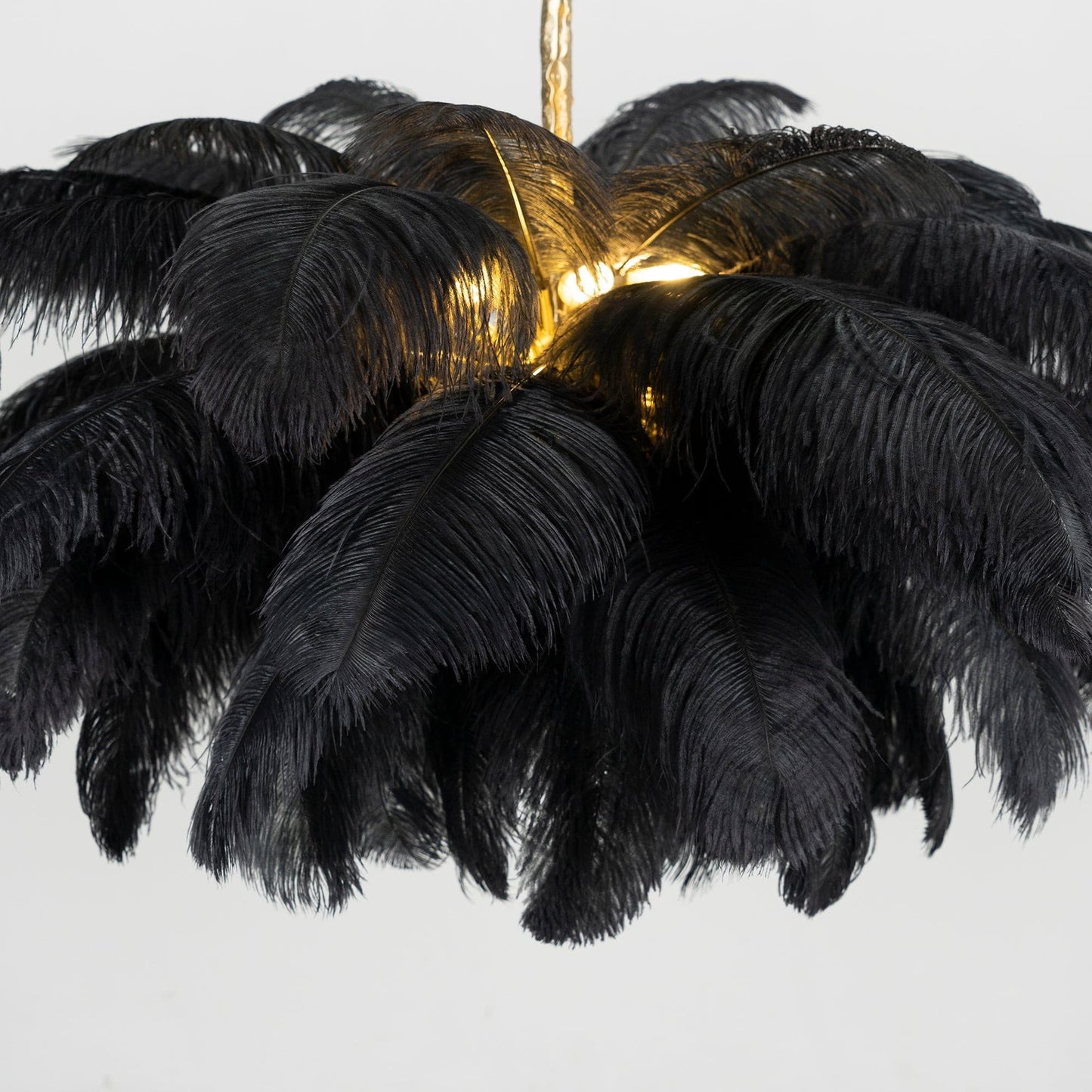 Ostrich Feather Chandeliers