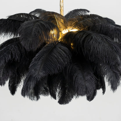 Ostrich Feather Chandeliers