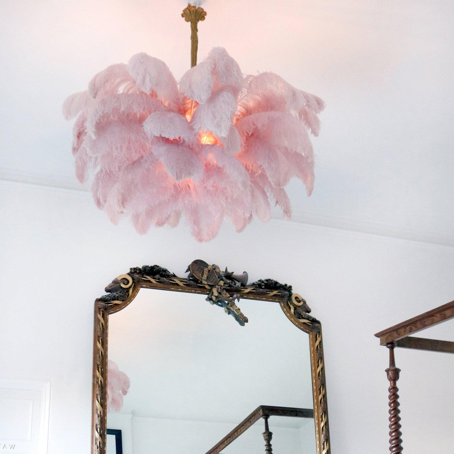 Ostrich Feather Chandeliers