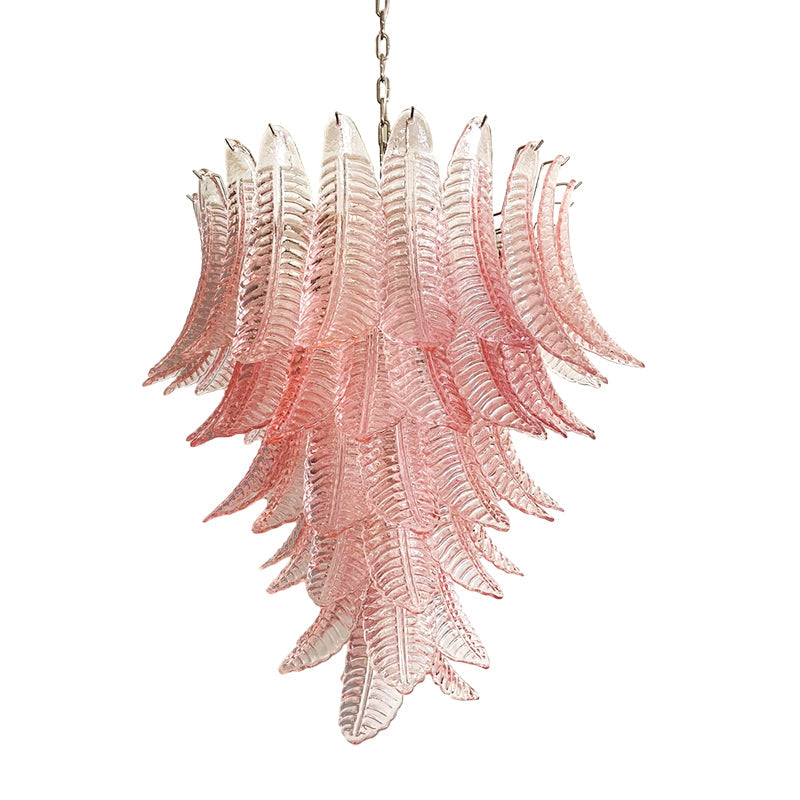 Palm Leaf Murano Chandelier