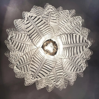 Palm Leaf Murano Chandelier