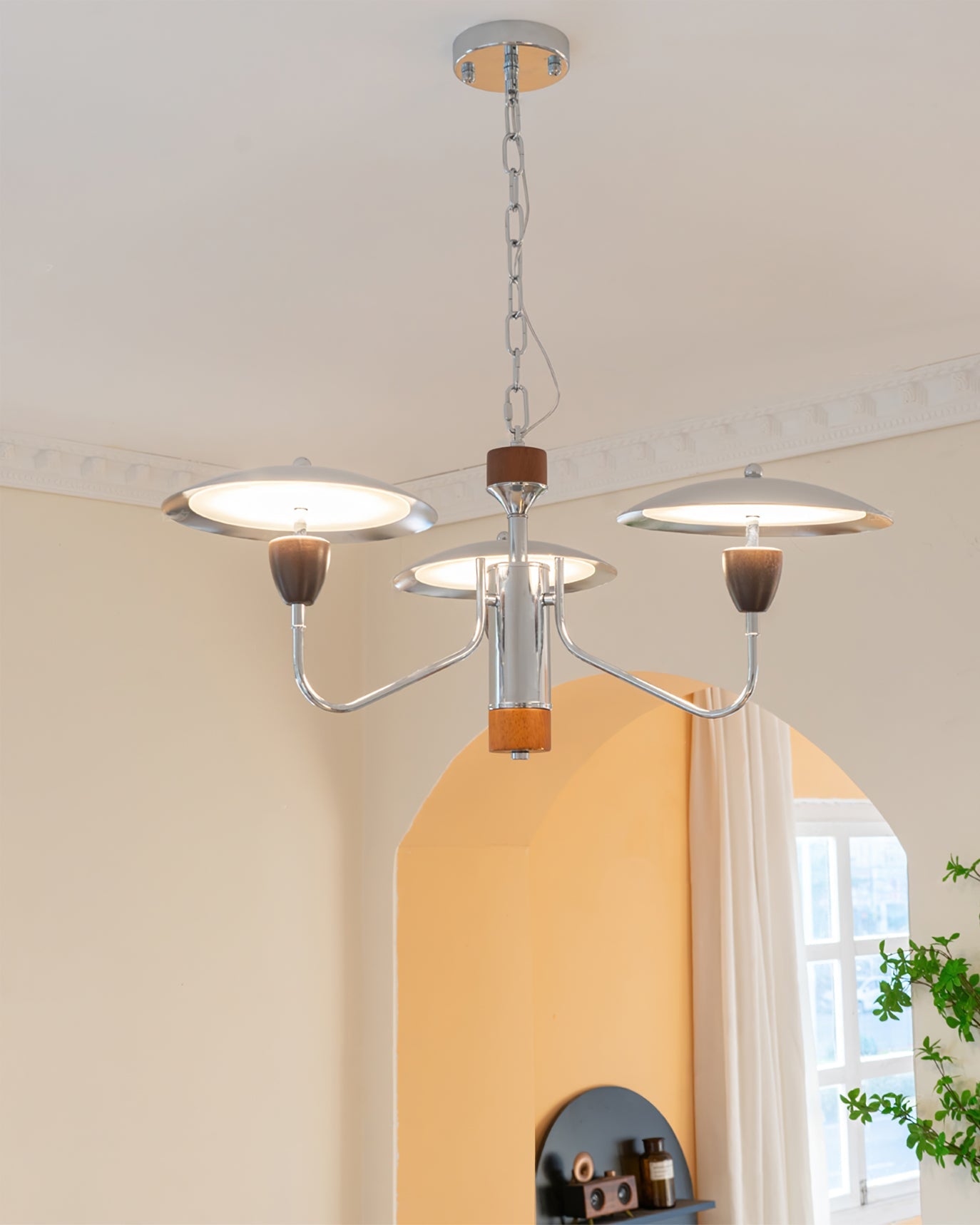 Peggy Chrome Chandelier