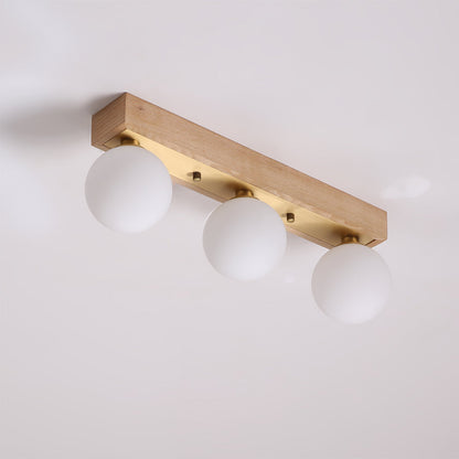Penta Wood Ceiling Light