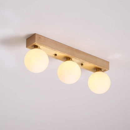 Penta Wood Ceiling Light
