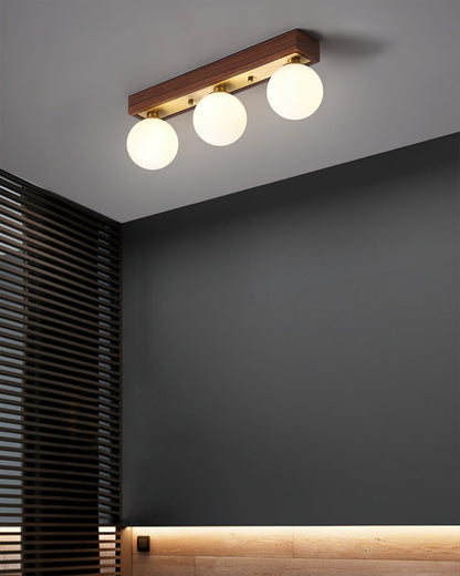 Penta Wood Ceiling Light