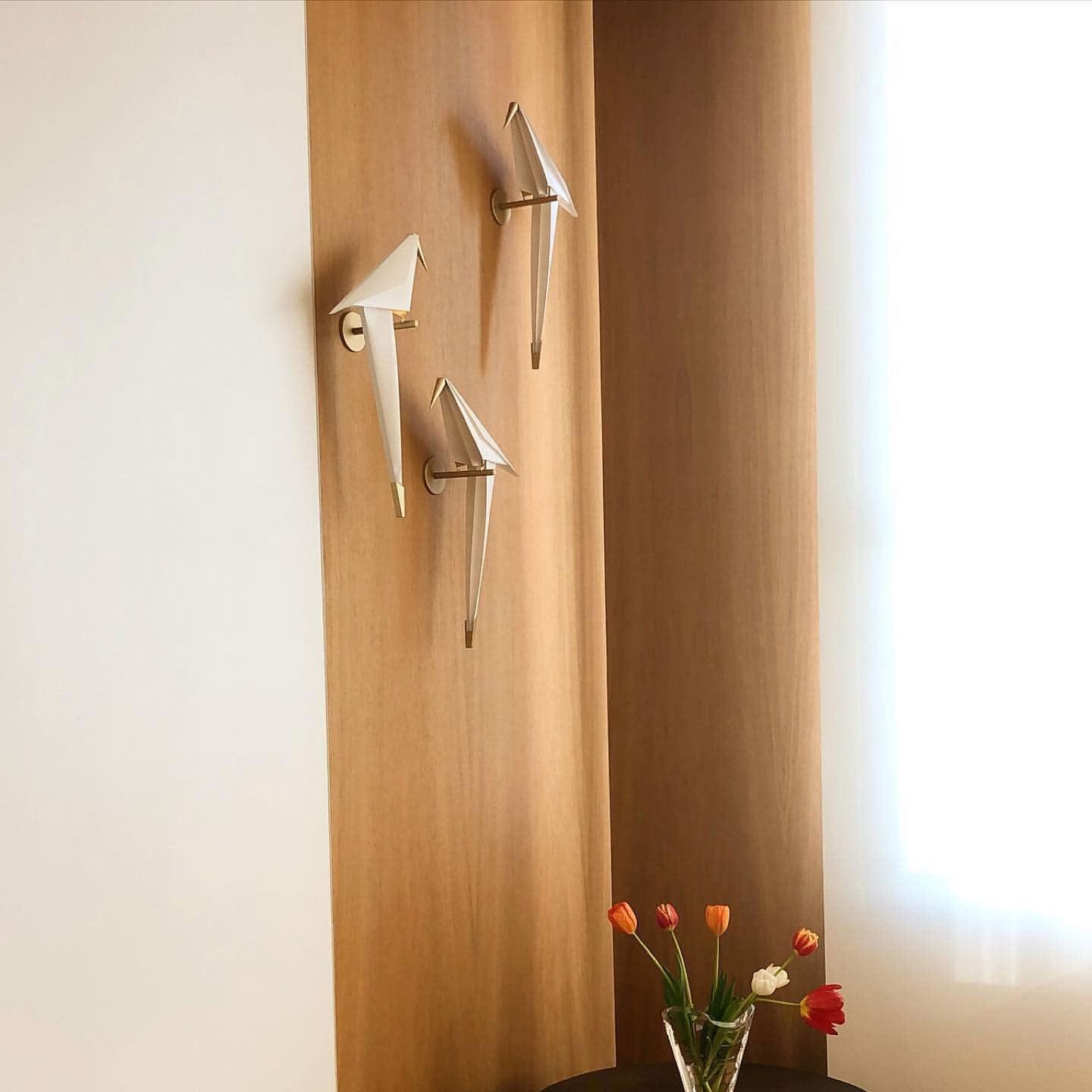 Perching Bird Wall Lamp A