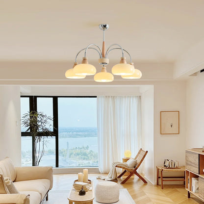 Persimmon Wood Chandelier