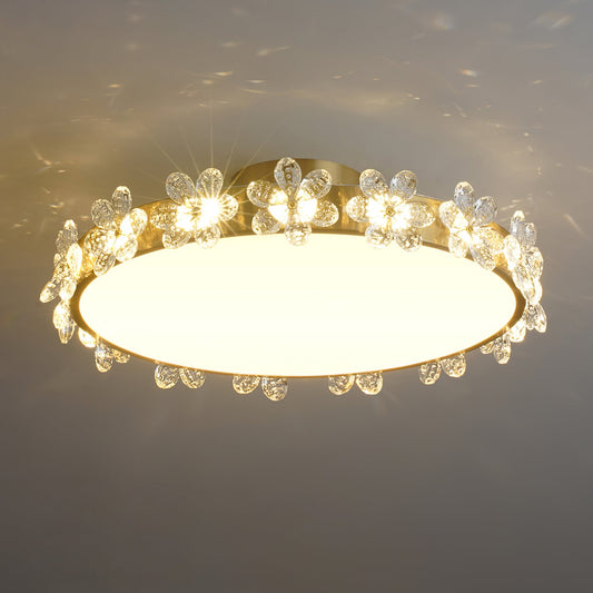 Petal Crystal Ceiling Lamp