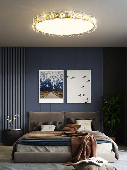 Petal Crystal Ceiling Lamp