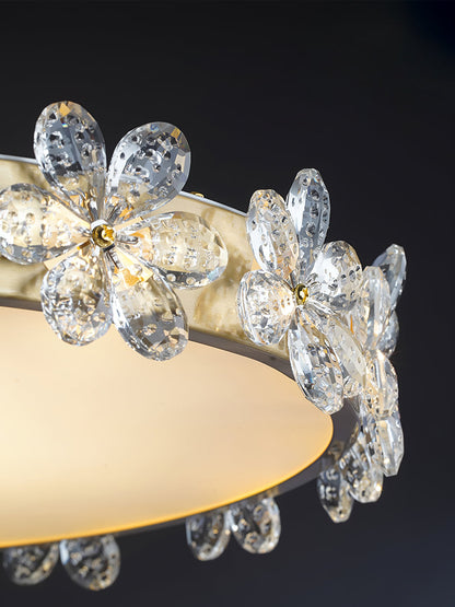 Petal Crystal Ceiling Lamp