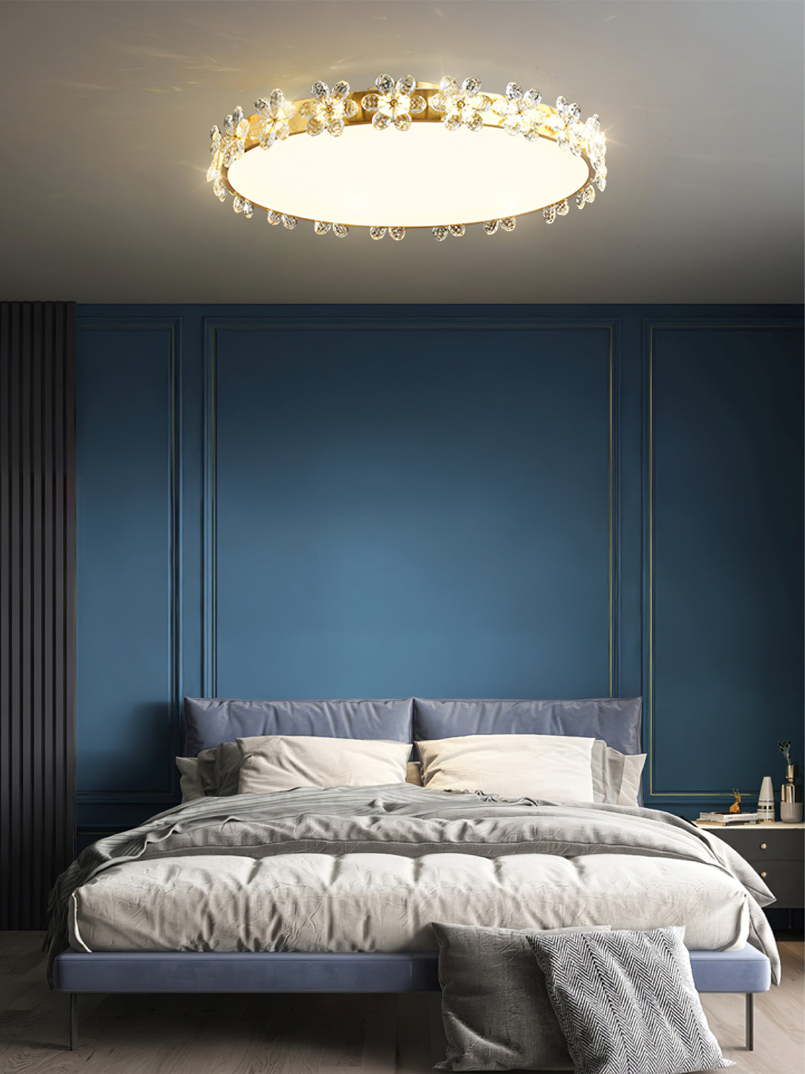 Petal Crystal Ceiling Lamp