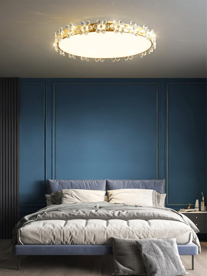 Petal Crystal Ceiling Lamp