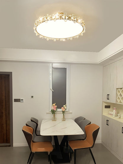 Petal Crystal Ceiling Lamp