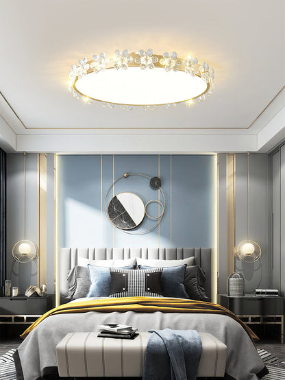 Petal Crystal Ceiling Lamp