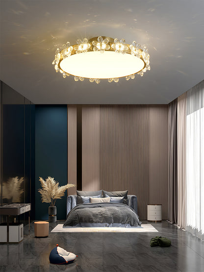 Petal Crystal Ceiling Lamp