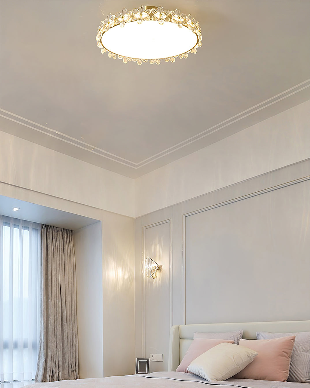 Petal Crystal Ceiling Lamp