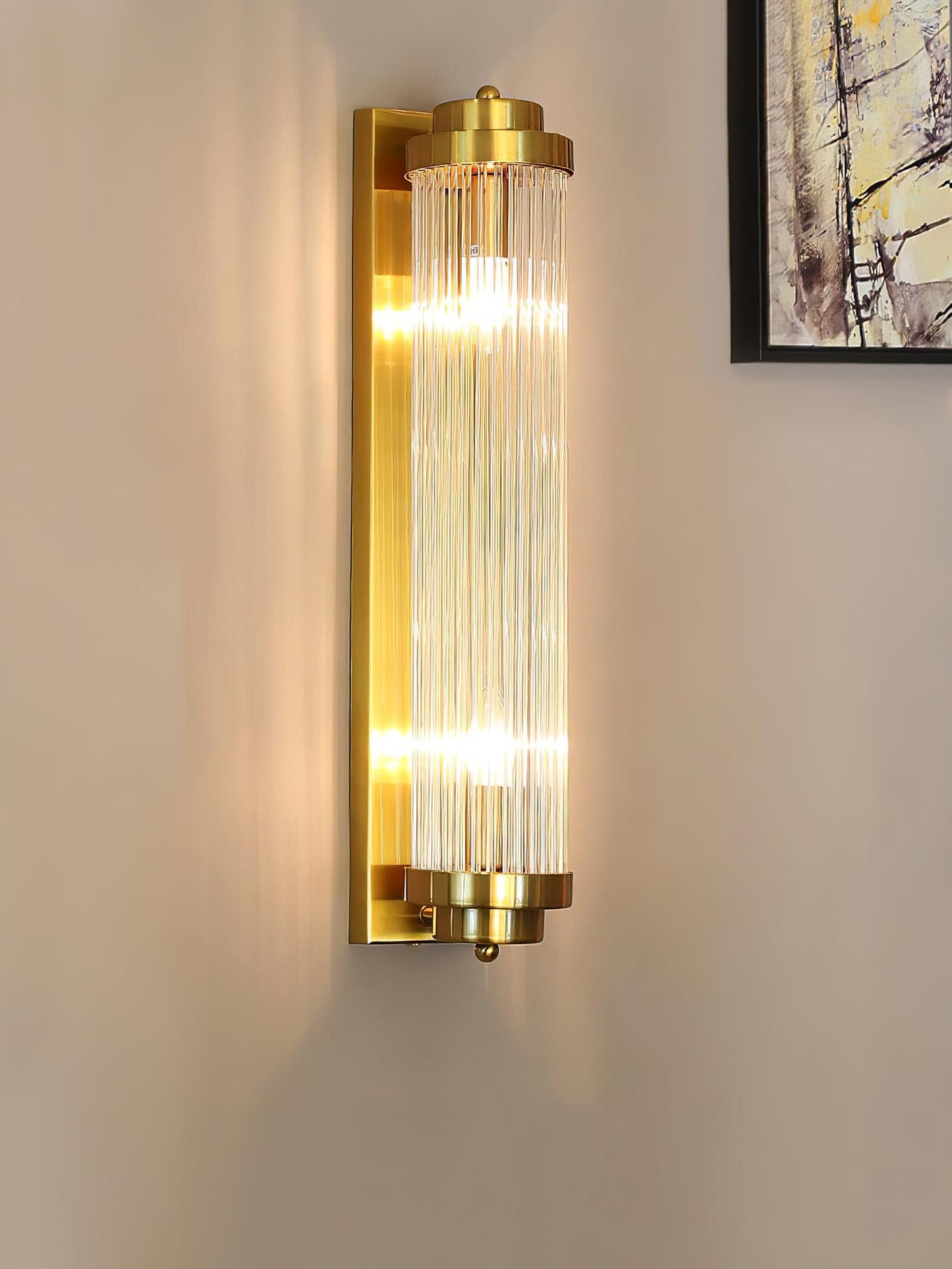 Pillar Offset Wall Lamp