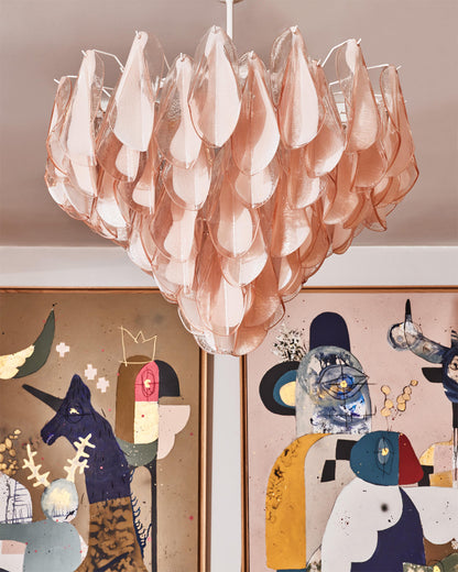 Verona Pink Chandelier