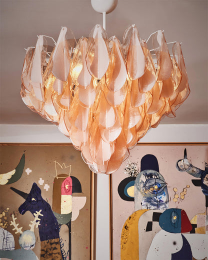 Verona Pink Chandelier