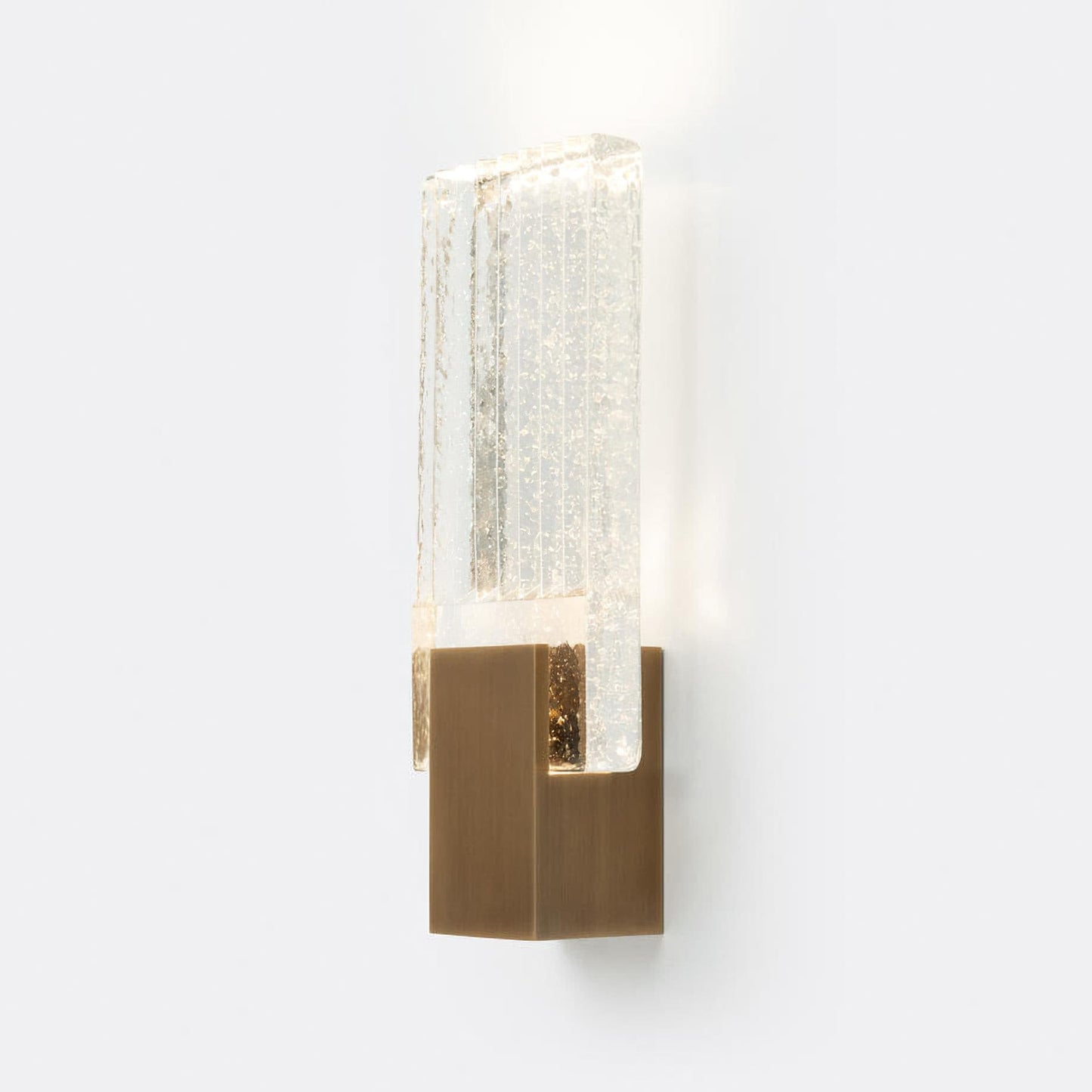 Pleated Crystal Wall Lamp