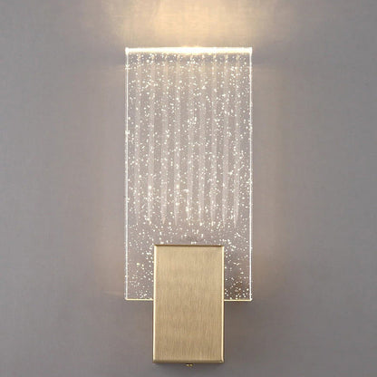 Pleated Crystal Wall Lamp