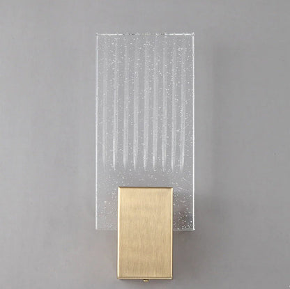 Pleated Crystal Wall Lamp