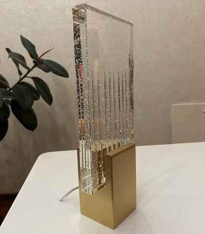 Pleated Crystal Wall Lamp