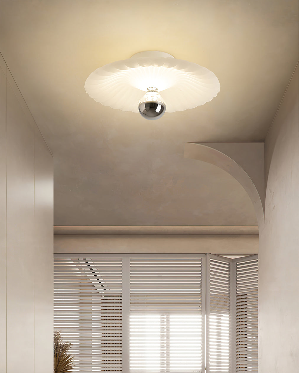 Pleated Ceiling Lamp