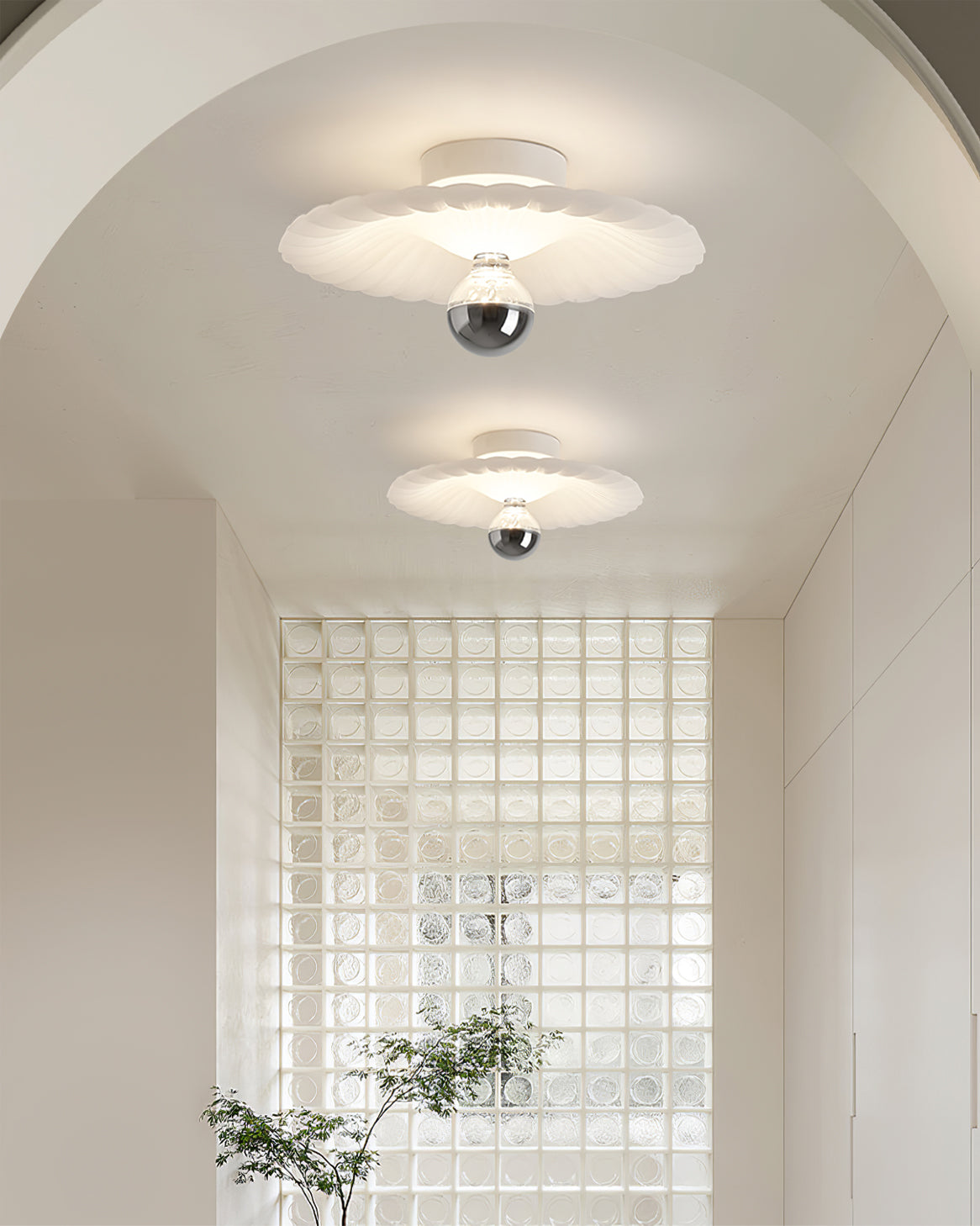 Pleated Ceiling Lamp