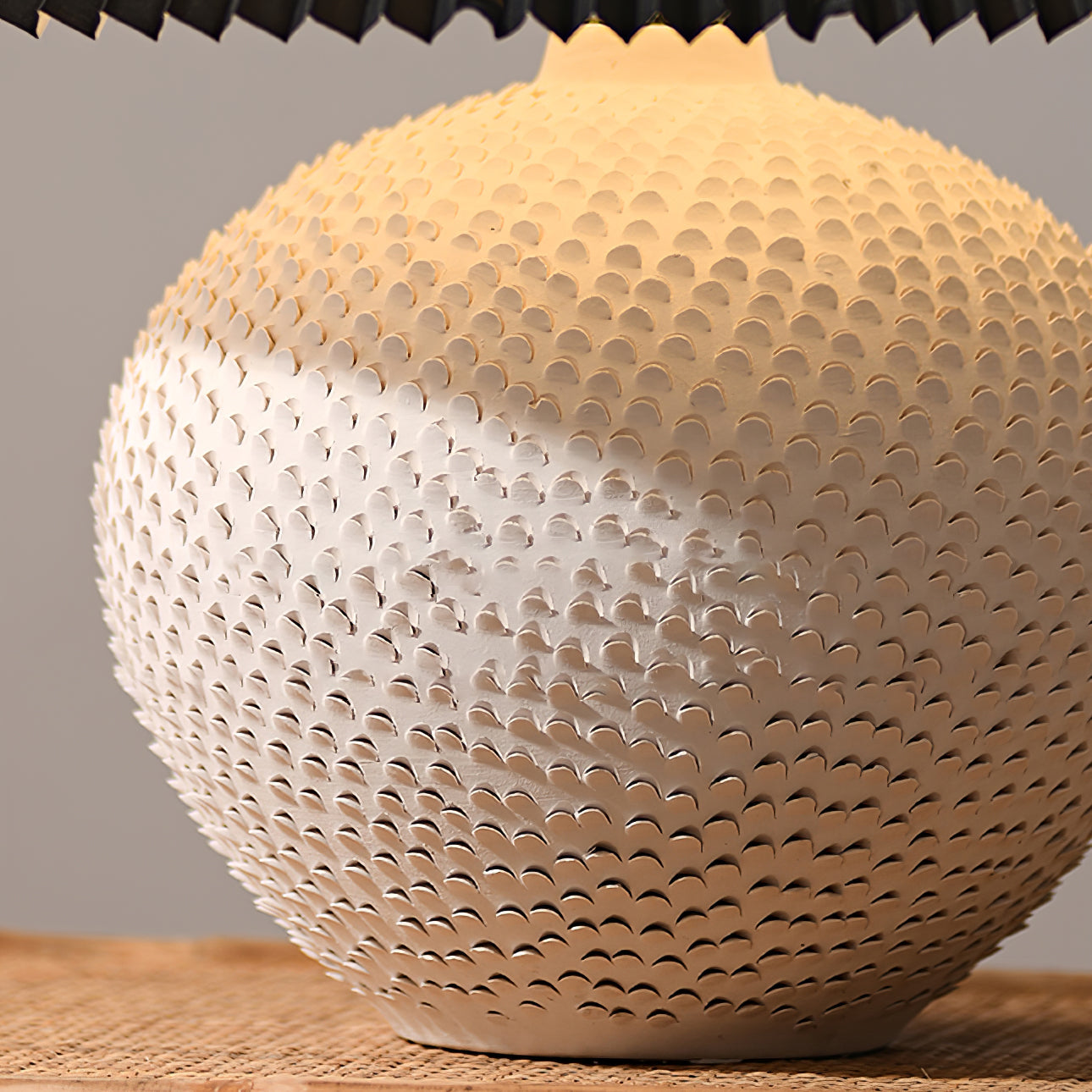 Textured Ceramic Table Light