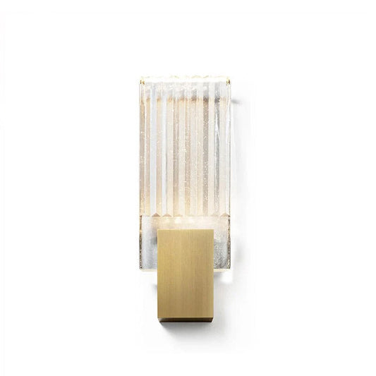 Pleated Crystal Wall Lamp