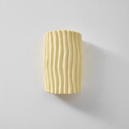 Pleated Resin Wall Lamp