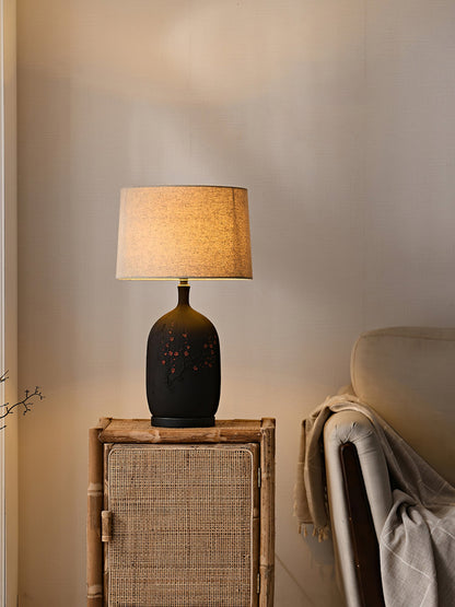 Plum Ceramic Table Lamp