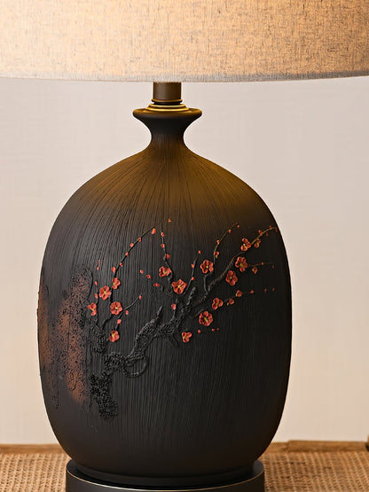 Plum Ceramic Table Lamp