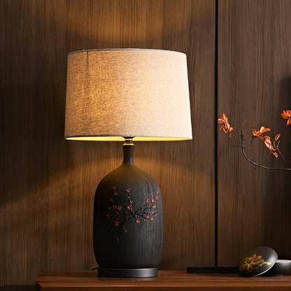Plum Ceramic Table Lamp