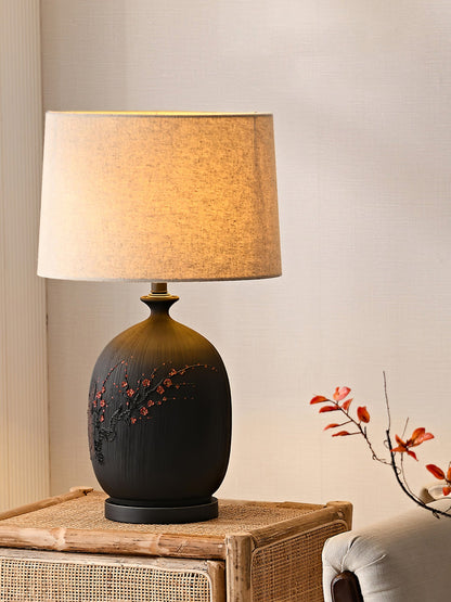 Plum Ceramic Table Lamp