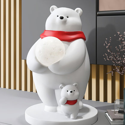 Polar Bears Table Lamp