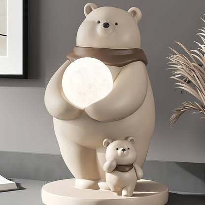 Polar Bears Table Lamp