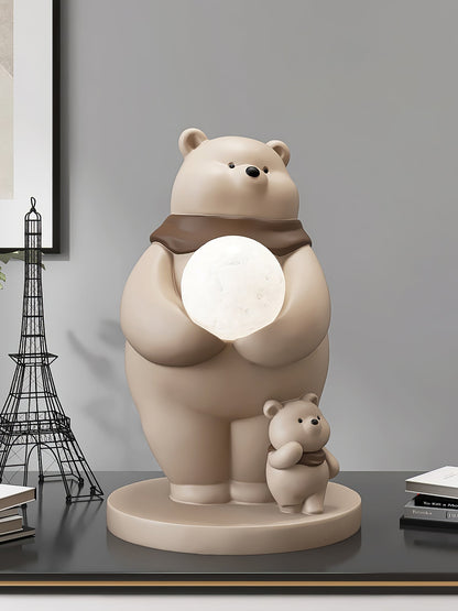 Polar Bears Table Lamp