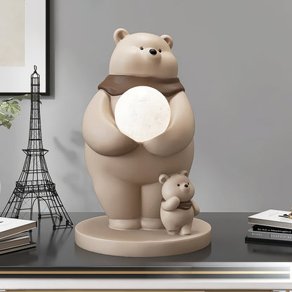 Polar Bears Table Lamp