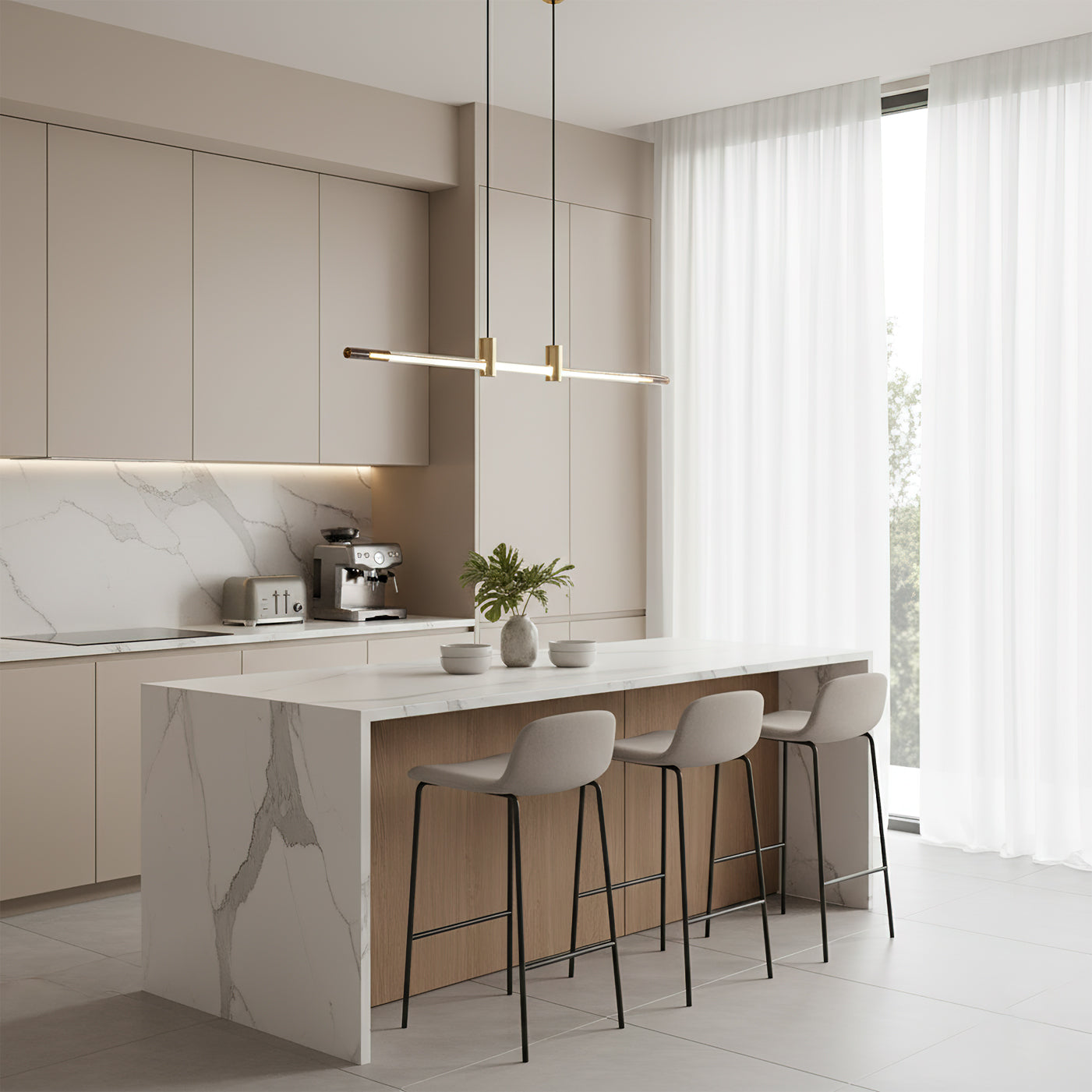 RA Linear Chandelier