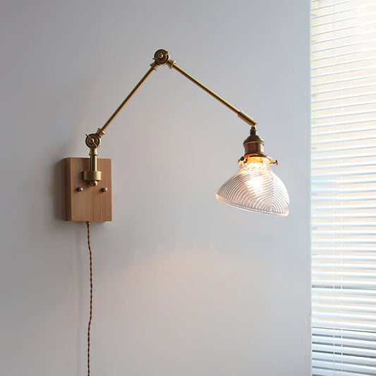 Rebell Swing Arm Plug In Wall Lamp