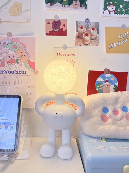 Resin Robot Table Lamp