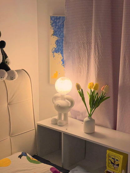 Resin Robot Table Lamp