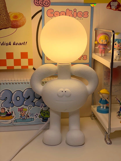 Resin Robot Table Lamp