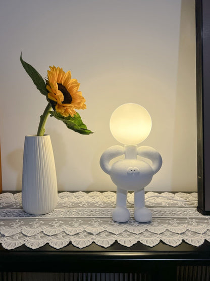 Resin Robot Table Lamp