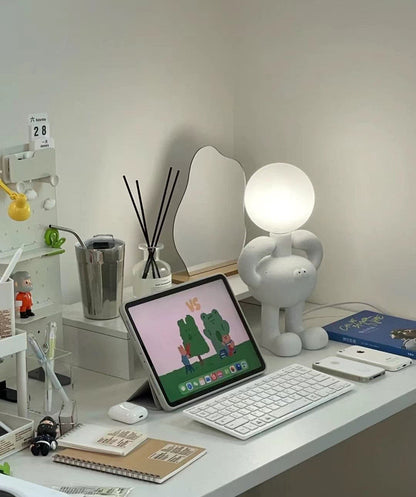 Resin Robot Table Lamp